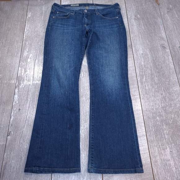 Adriano Goldschmied Jeans Womens 30x31 Angel Low Rise Bootcut Blue Denim Pants - Picture 2 of 8